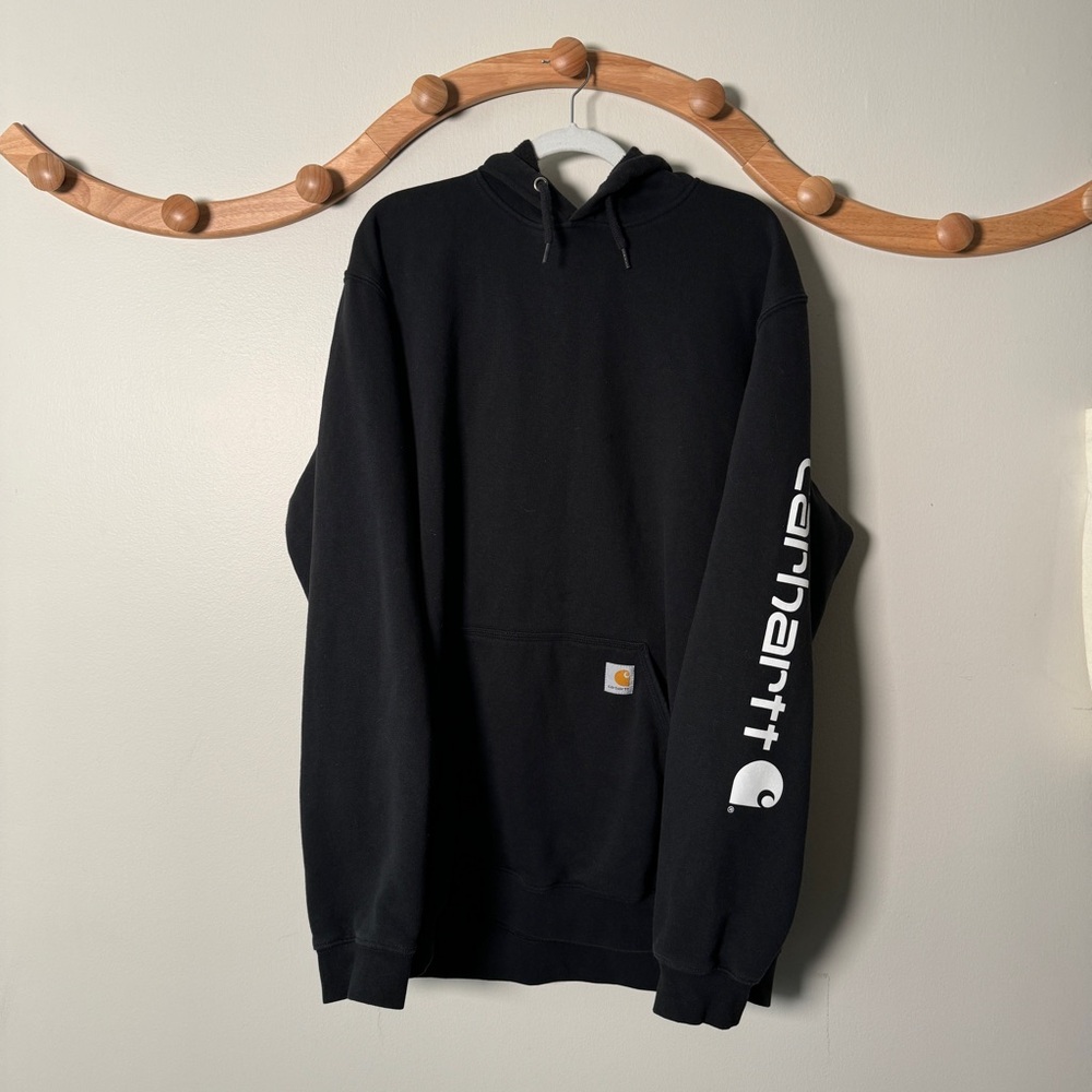 Carhartt Heavyweight Loose Fit Black Hoodie